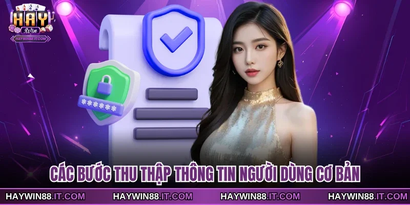 Các bước thu thập thông tin người dùng cơ bản